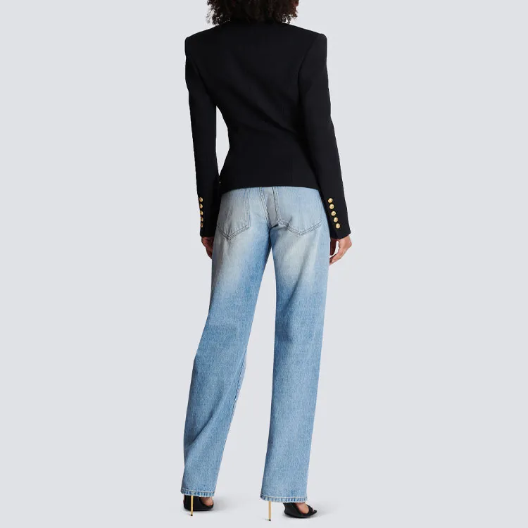 BALMAIN Double Breasted Tailored Blazer-3