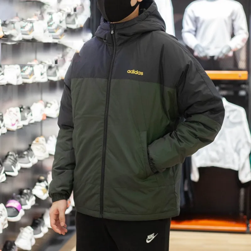 Adidas Neo Down Jackets Men Green-2