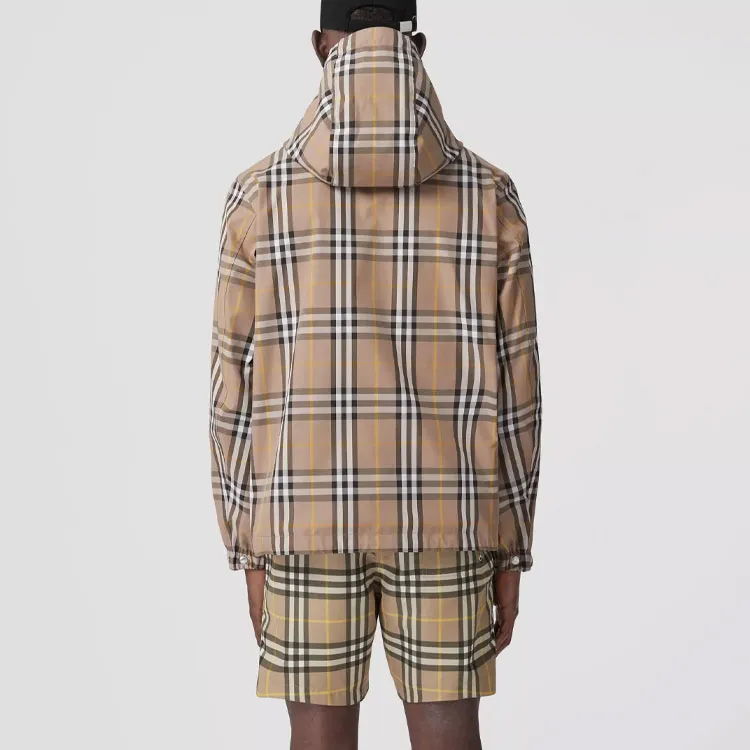 Burberry Reversible Check Hooded Jacket-5