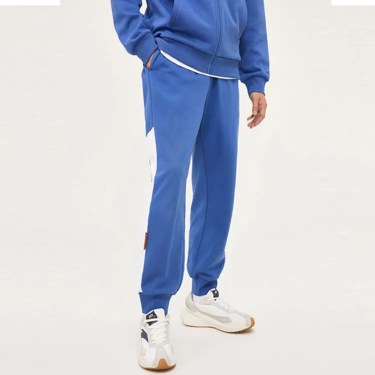 Anta SS22 Sports Pants Men's Track Blue-2