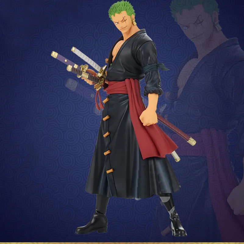 BANPRESTO Roronoa Zoro DXF One Piece Wano Country Vol.13 Scale Figures-2