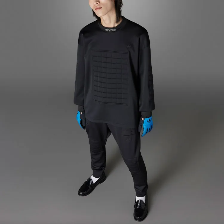 Adidas Originals Blue Version Collection Sweatshirts Men Black-1