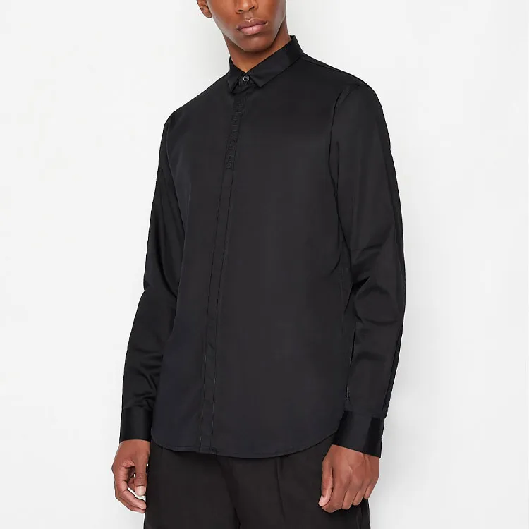 ARMANI EXCHANGEAE Shirt Men's Black-1
