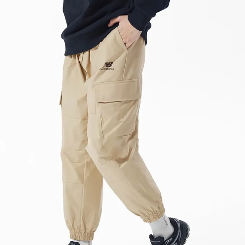 New Balance Casual Pants Unisex Beige-3