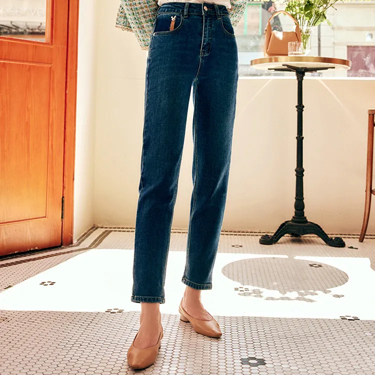 Olrain Jeans Women's Denim Blue-1