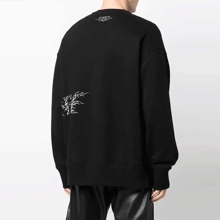 Givenchy C&S Back Loop Heavy Felpa Classic Fit Sweatshirt-2