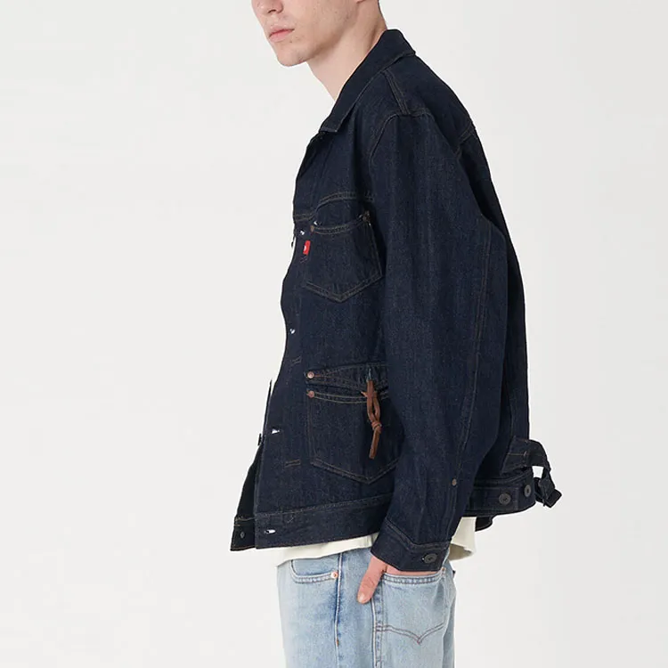 Levi's FW22 Denim Jacket Men's Dark Blue-4