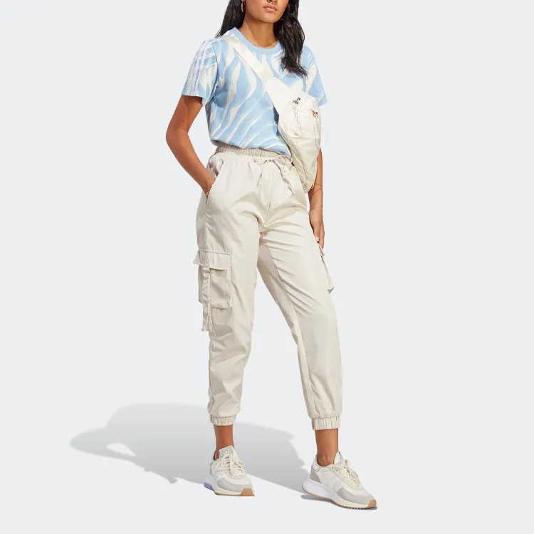 Adidas T Shirts Women's Sky Blue-1