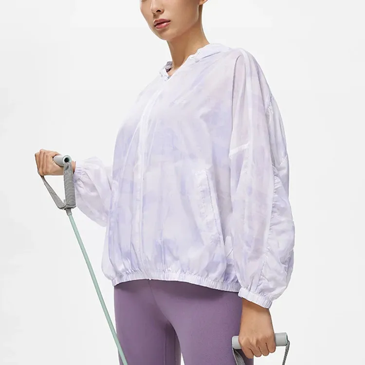 LINING Fitness Series Trench Coats Women's Pink Purple-2
