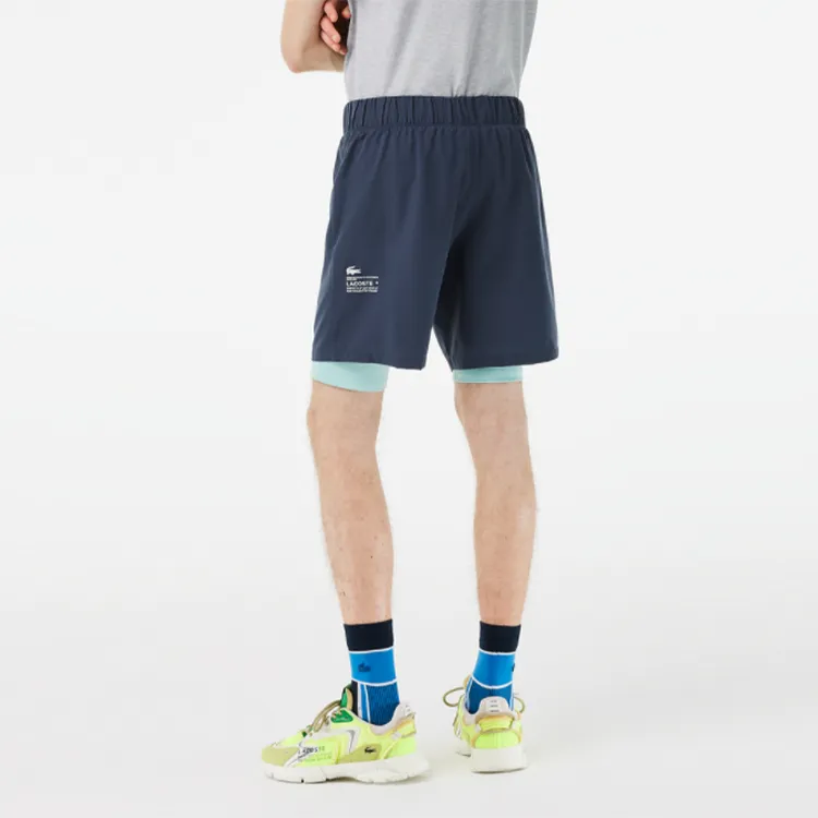 LACOSTE Casual Shorts Men's Dark Blue-3