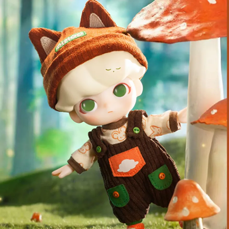 POP MART DIMOO Forest Little Fox Ball Jointed Dolls 14cm-3