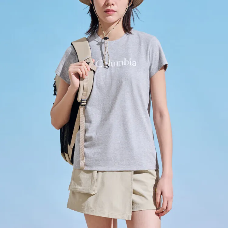 Columbia City Outdoor Collection T Shirt Women's Gray-4