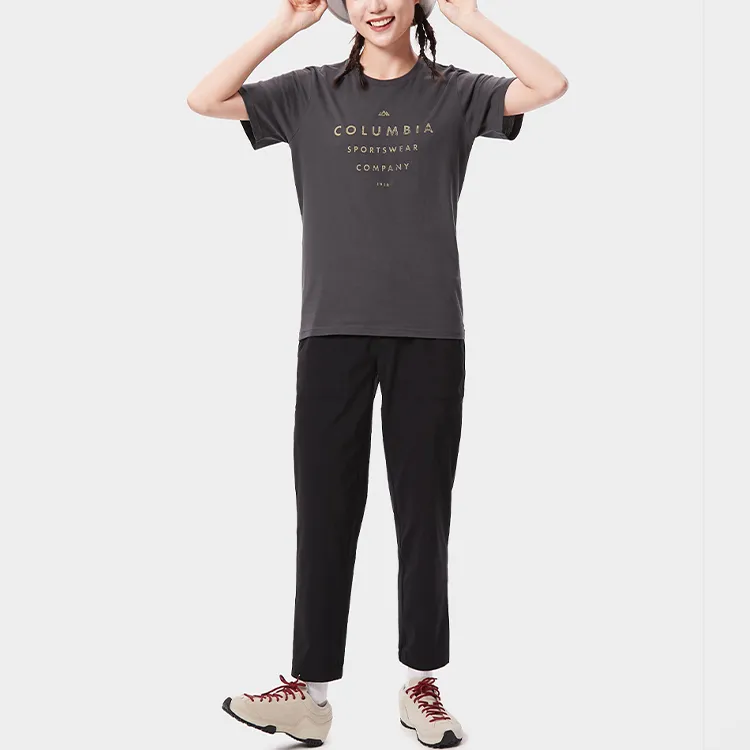 Columbia T Shirts Unisex Brown-2