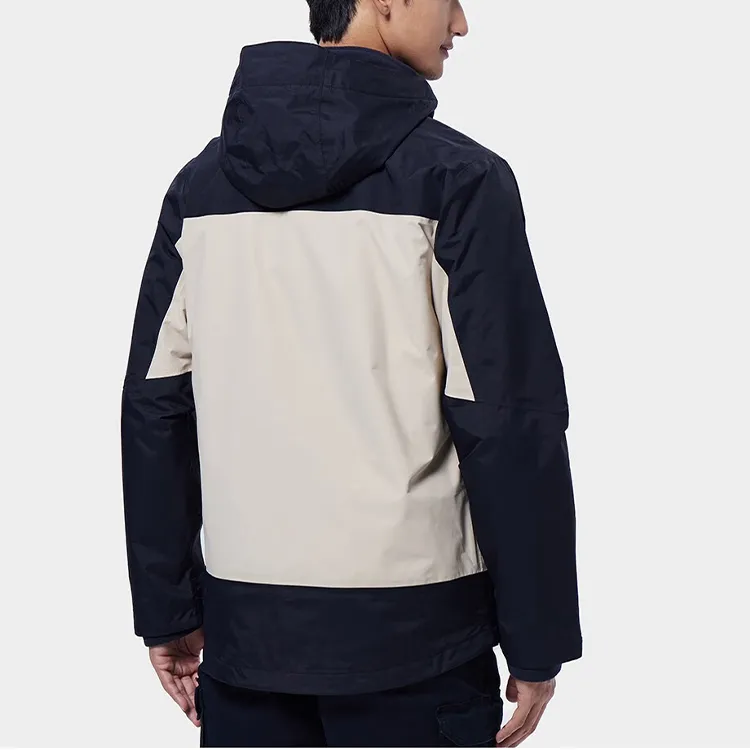 Columbia City Outdoor Collection Waterproof And Windproof Windbreaker Jacket Men's Khaki-6