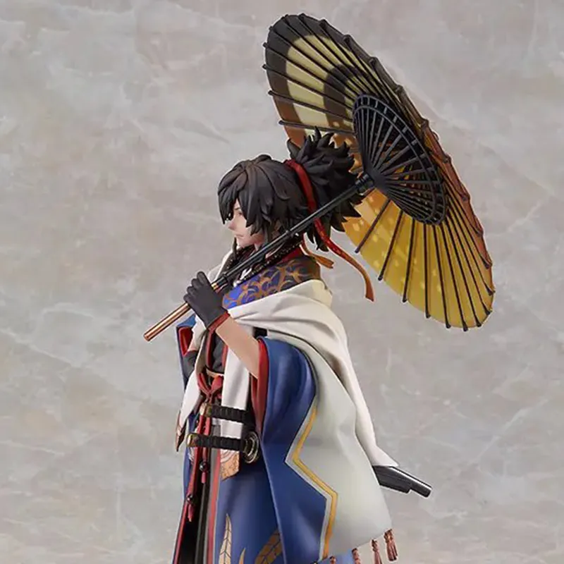 GSC Orange Rouge Fate Grand Order Assassin/Kaneda Izo Truly Handsome Feather Kimono Pants Version Scale Figures 29cm-3