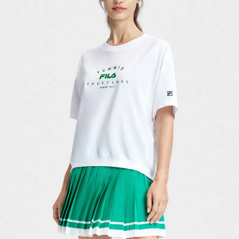FILA T Shirt Women's Jade White-3
