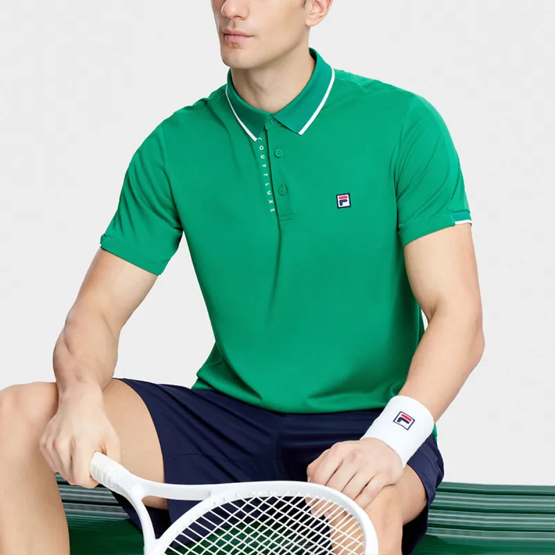 FILA Polo Shirt Men's Ethereal Grass Green-5