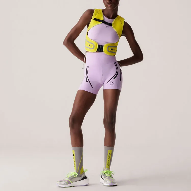 Adidas Truepace Running Logo-print Cropped Top-5