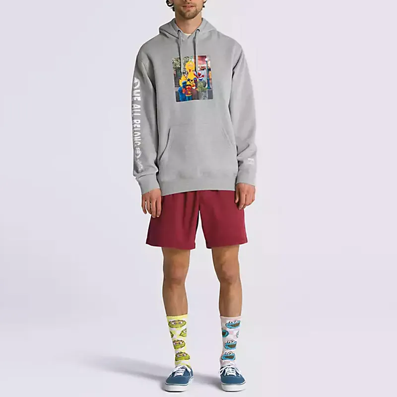 Sesame Street X Vans Sweatshirts Unisex Gray-5
