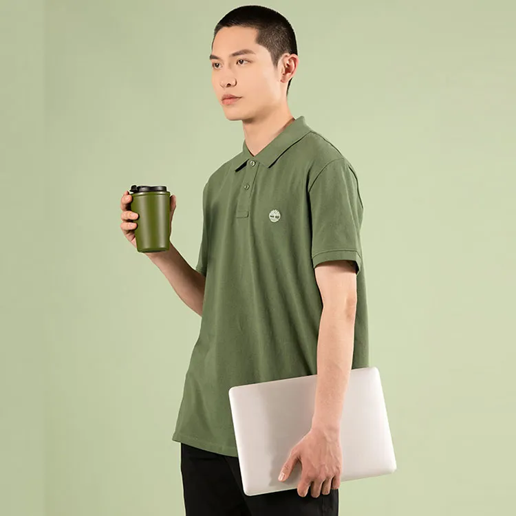Timberland Polo Shirt Men's Kassel Green-6