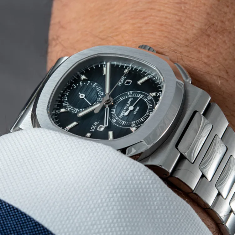 PATEK PHILIPPE Men Sporty Elegant NAUTILUS Series Watch-4