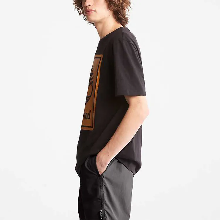 Timberland Set in Sleeve T Shirt Men's Black-7