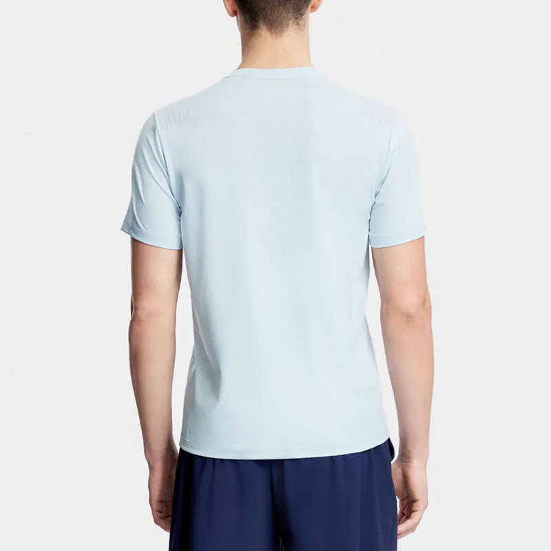 FILA T Shirts Men Morning Gray Blue-3