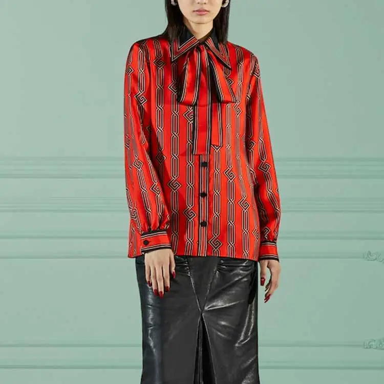 GUCCI Shirts Women's Red-2