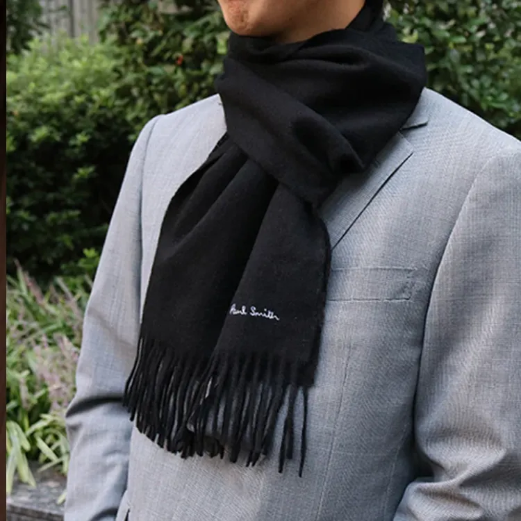 Paul Smith Knit Scarves Men's Black-1