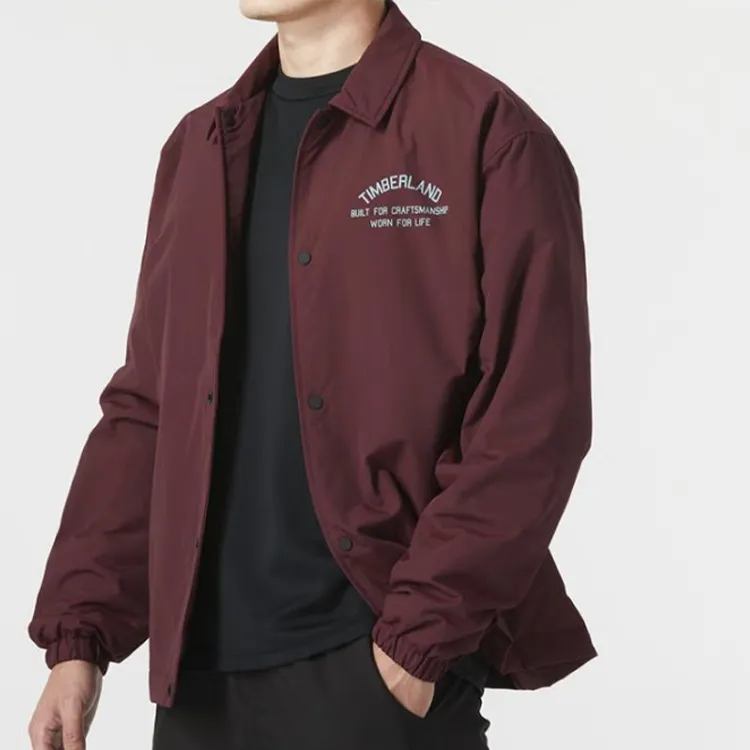 Timberland Jackets Men Dark Red-5