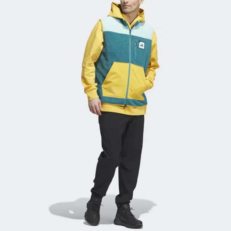 Adidas Vests Men Green-4