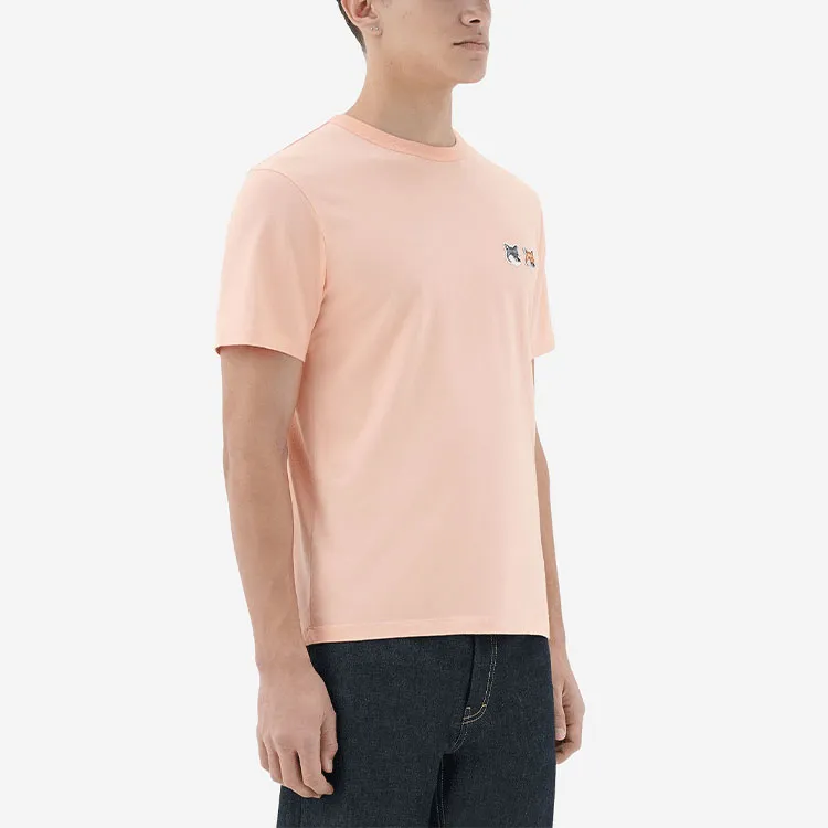 Maison Kitsune T Shirts Unisex Orange-5