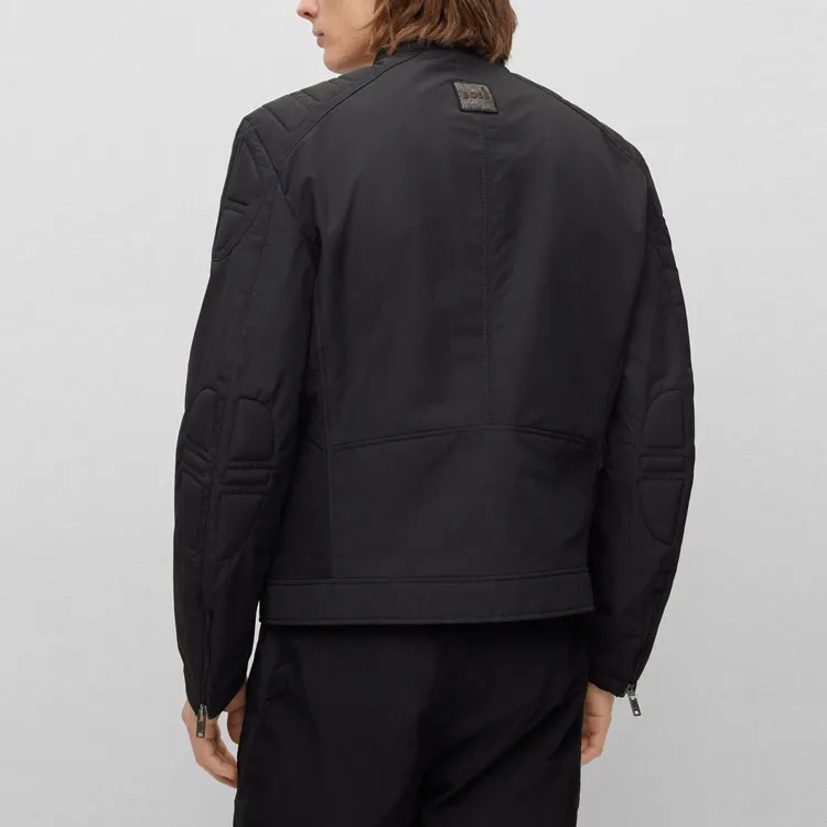 HUGO BOSS Logo patch Zip up Jacket-3