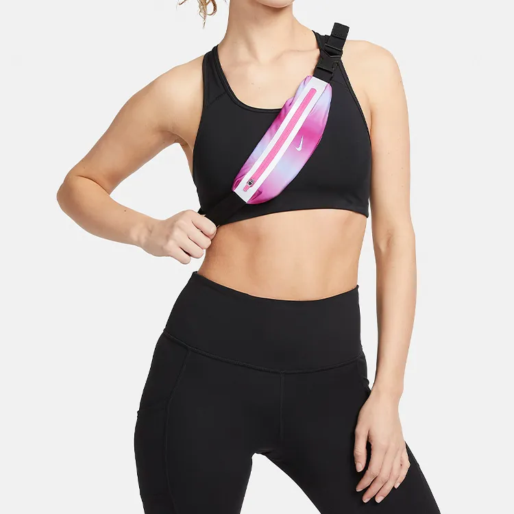 Nike Polyester With Spandex Sling Bag Fanny Pack Regular Unisex Fuchsia-1