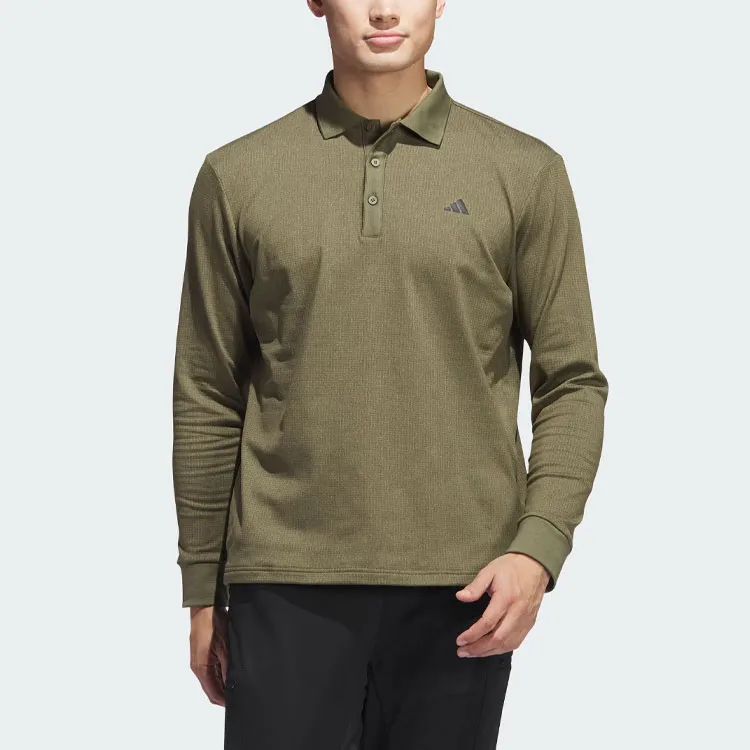 Adidas Essential Polo Shirts Men Strata Olive Green-1