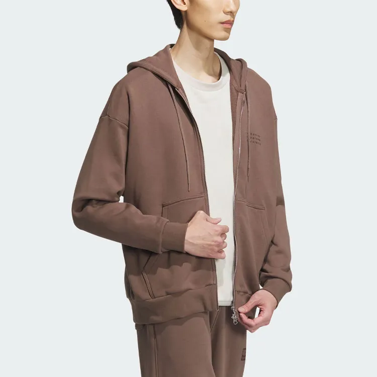 Adidas Sportswear Jackets Men Stratum Dark Earthy Brown-3