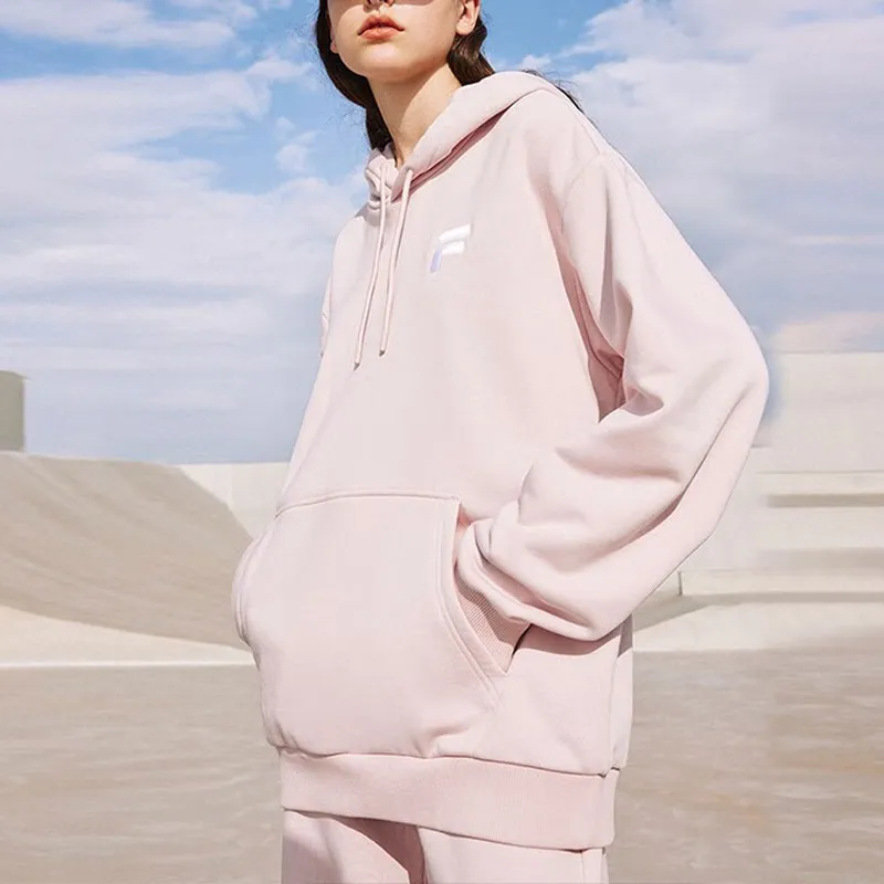 FILA FUSION FOB Series Sweatshirt Unisex Red Pink-5