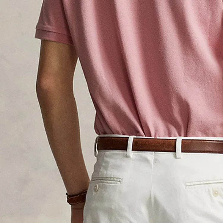 Polo Ralph Lauren FW23 Polo Shirt Men's Pink-4