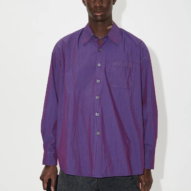 OUR LEGACY Shirts Men Purple-4