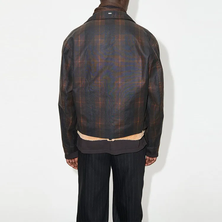 OUR LEGACY Check-print Cotton Shirt Jacket-5