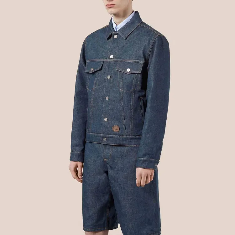 GUCCI Denim Jacket Men's Multicolor-6