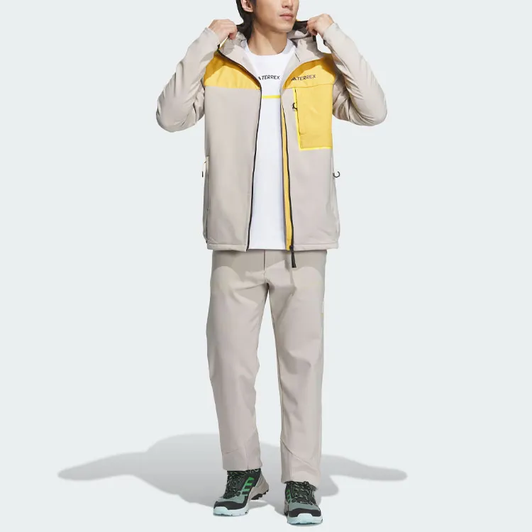 Adidas x National Geographic Jacket Men's Light Khaki-4