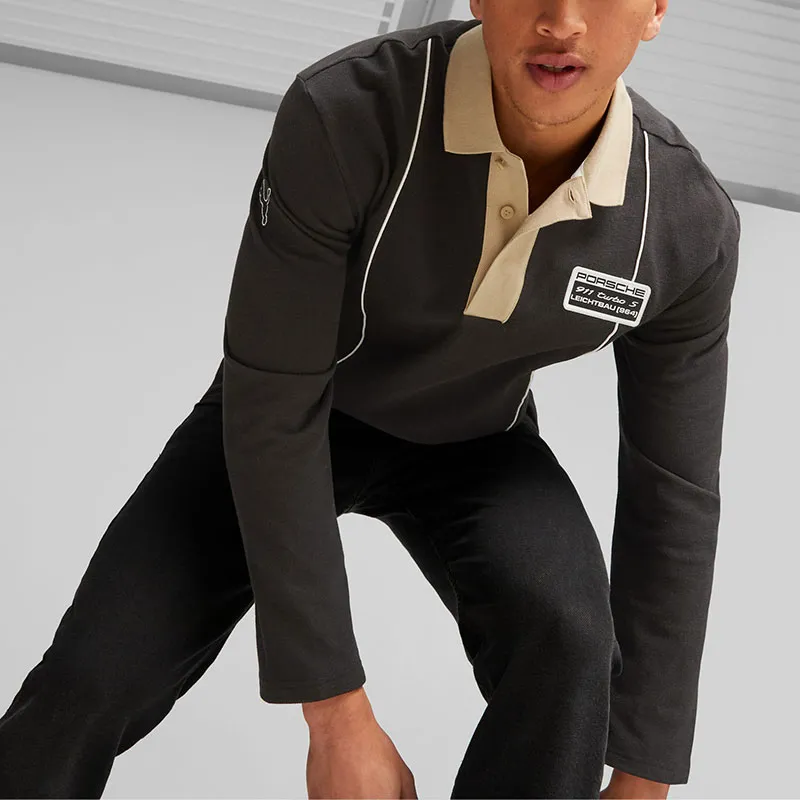Porsche X PUMA Porsche Polo Shirts Men Black-2