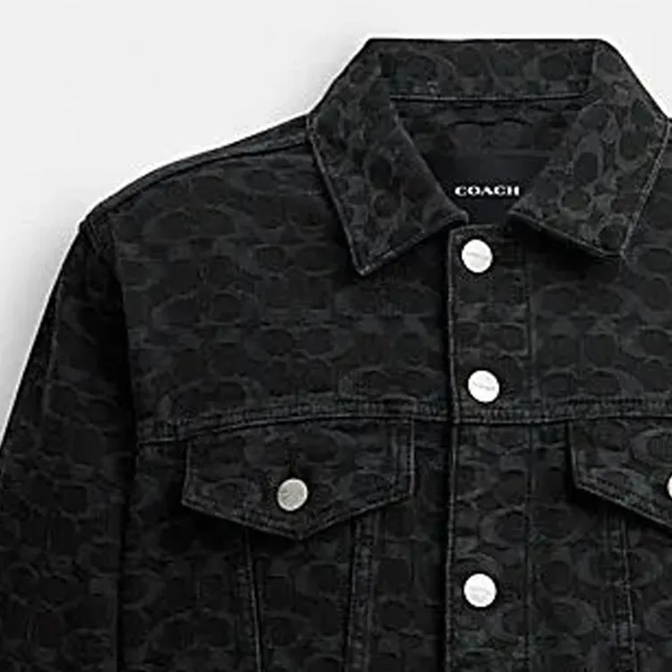 COACH FW23 Jackets Coats Men's Black-2