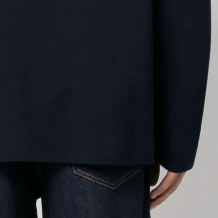 Lanvin Logo embroidered Knit Wool blend Hoodie-6
