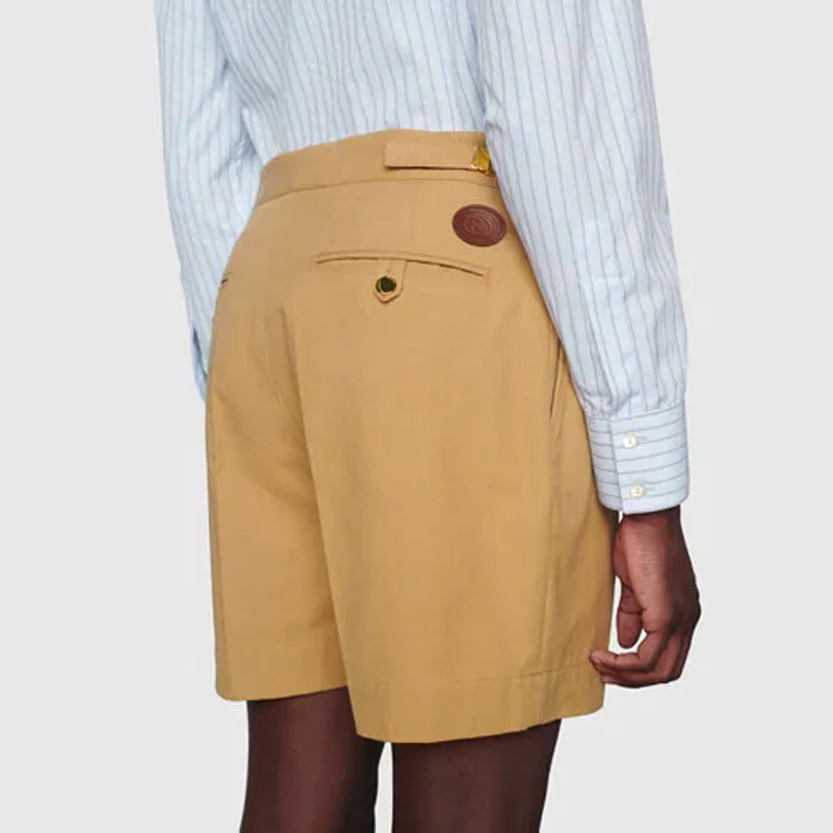GUCCI SS22 Casual Shorts Men's Camel-4