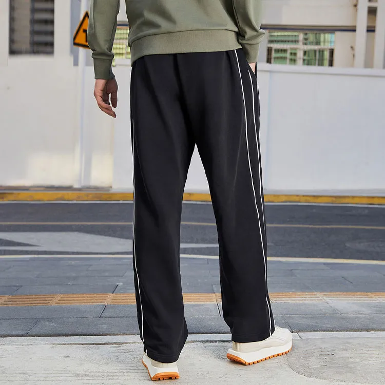 LiNing Knitted Sports Pants Men's Black-4