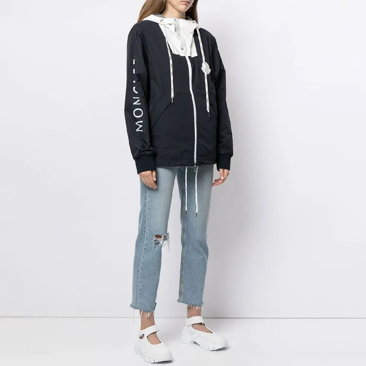 Moncler Jackets Women's Navy Blue-1