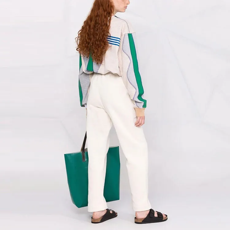 GANNI Knitted Sweatpants Women's White-2