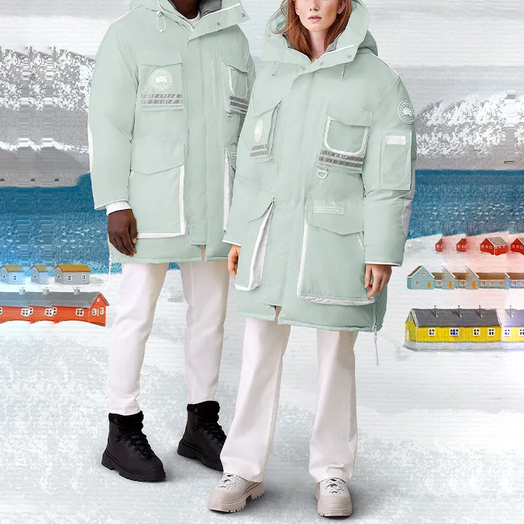 Canada Goose Down Jacket Unisex Aqua Blue-2